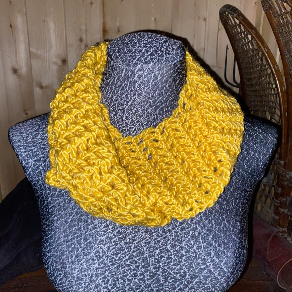 Gorgeous & Elegant Yellow Infinity Scarf